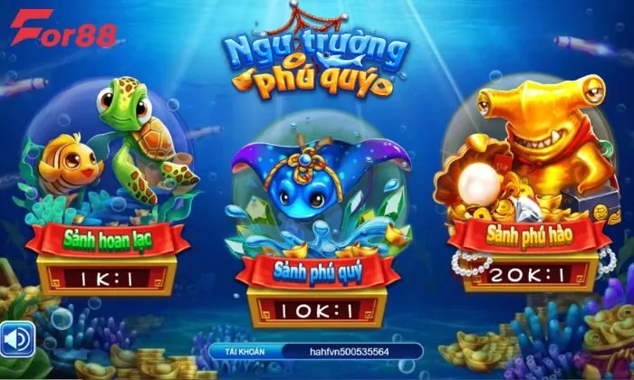 Bbin Fish For88 Chọn mức cược mong muốn