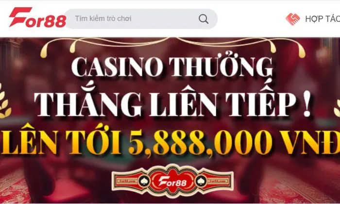 Đại lý For88 Thu nhập tăng vọt nhờ làm đại lý For88