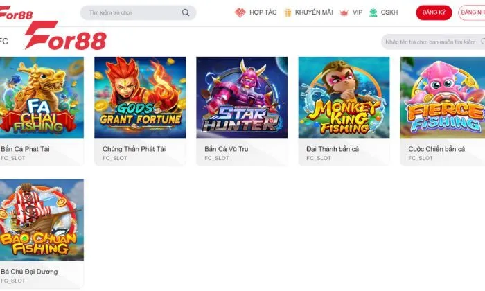 Giới thiệu về FC bắn cá For88