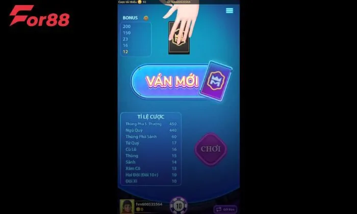 Game bài For88 Poker For88