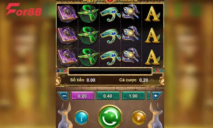 Goldenbay nổ hũ For88 Kho báu Ai Cập - game hot tại sảnh Goldenbay nổ hũ For88