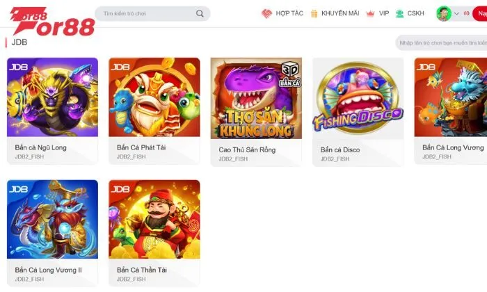 Giới thiệu về JDB bắn cá For88