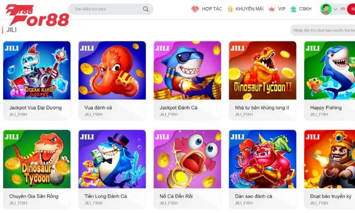 Giới thiệu về Jili bắn cá For88