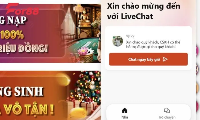 Ka Slot For88 Tổng đài CSKH For88 nhiệt tình, nhanh chóng, kịp thời