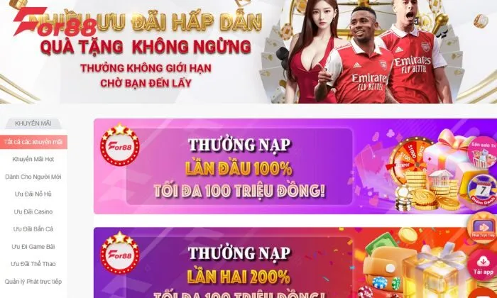 Khuyến mãi For88 kỷ niệm thành lập Người chơi cần nắm rõ các điều kiện tham gia nhận khuyến mãi For88