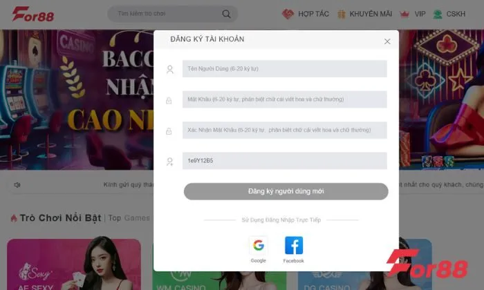 MG nổ hũ For88 Anh em cộng đồng For88 cần tạo tài khoản để bắt đầu hành trình