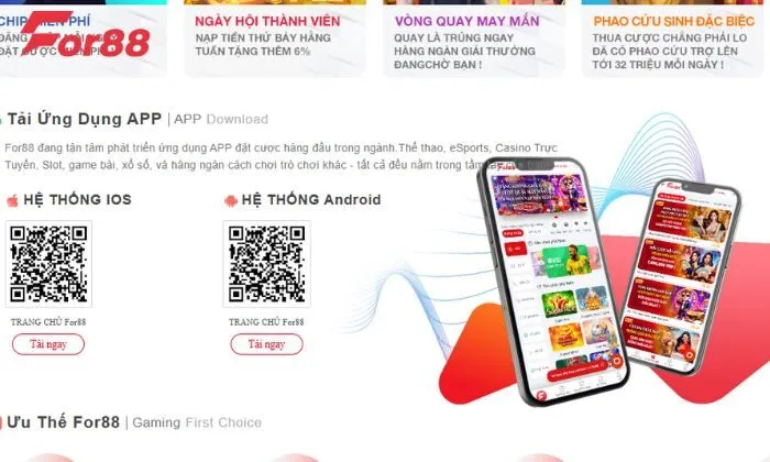 Tải For88 iOS Các bước tải For88 iOS chi tiết