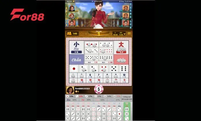 Tài Xỉu For88 Rủi ro đặt cược thấp