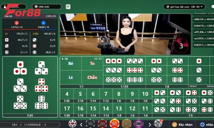 Tài xỉu Livestream For88 là một hình thức giải trí ăn tiền cực chất