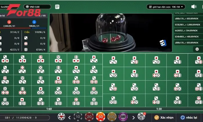 Chiến thuật cược theo cầu cực có ích tại For88