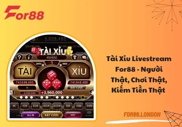 Tài xỉu Livestream For88