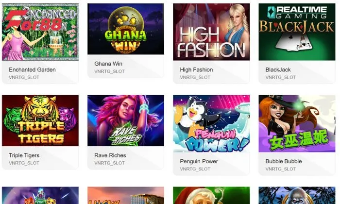 VNRTG slot For88 Chủ đề game mới lạ